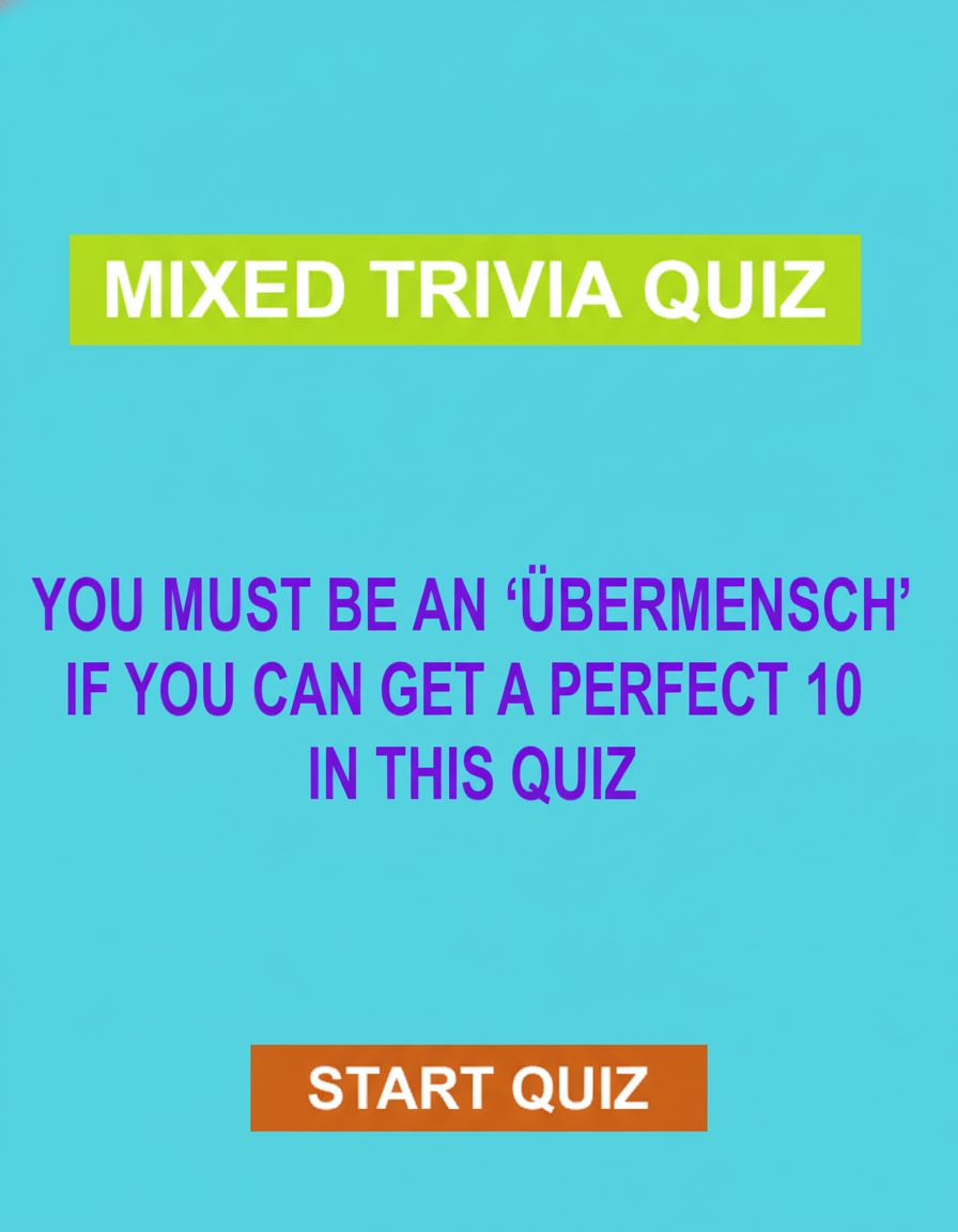 Challenging General Knowledge Quiz