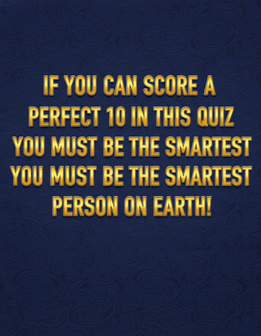 Mixed Trivia Quiz