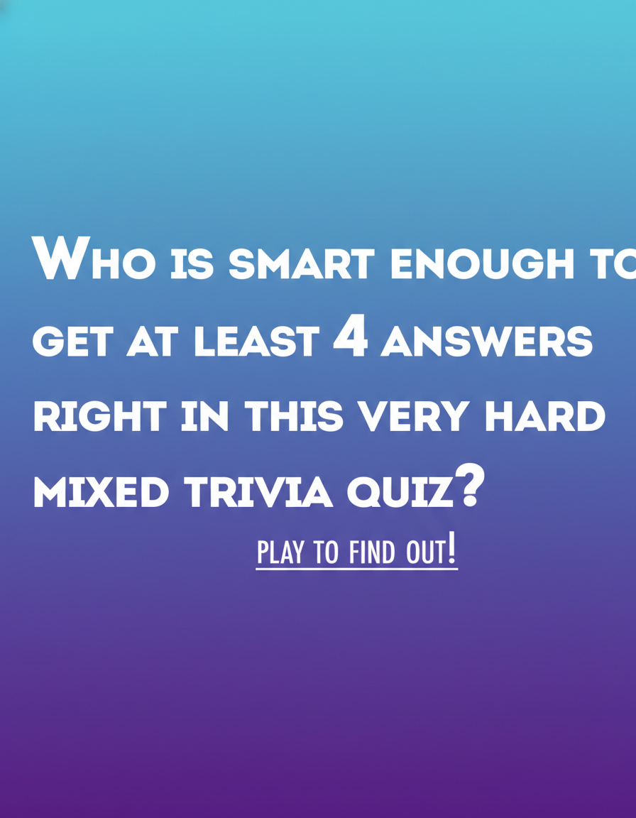 Mixed Trivia Quiz