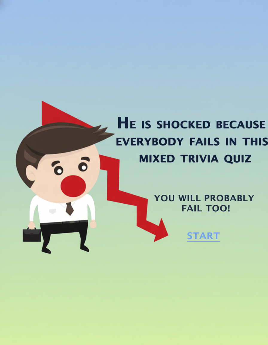 Trivia Quiz with a Mix of Questions