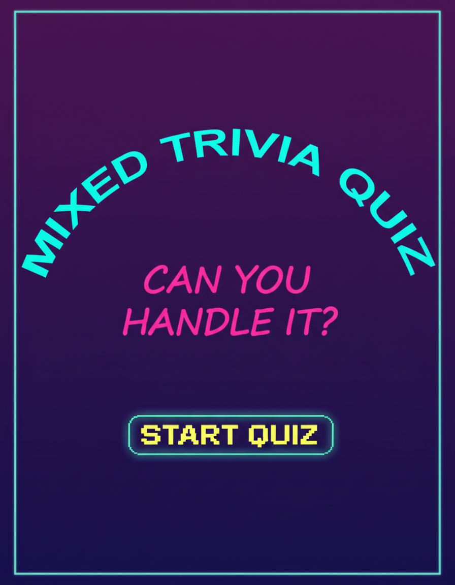 Quiz of assorted trivia