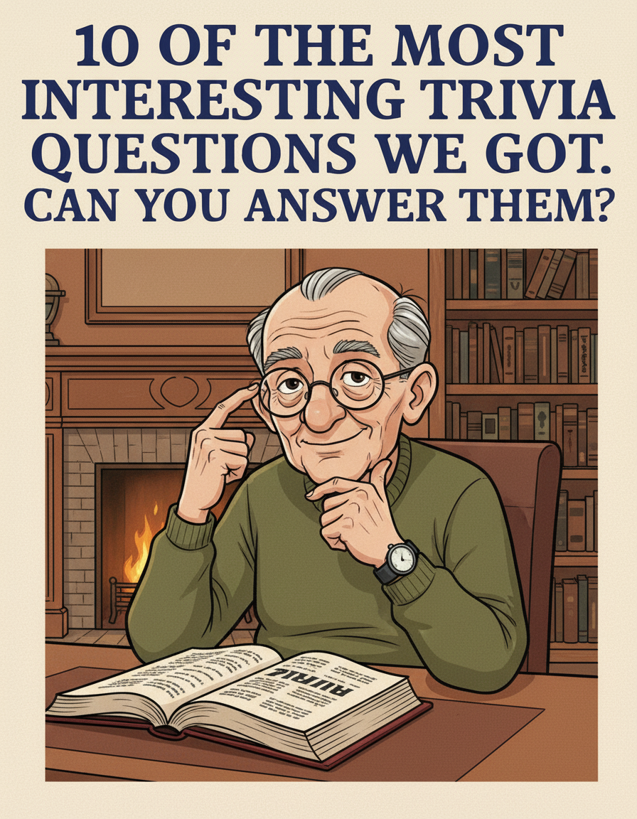 A set consists of ten trivia questions.