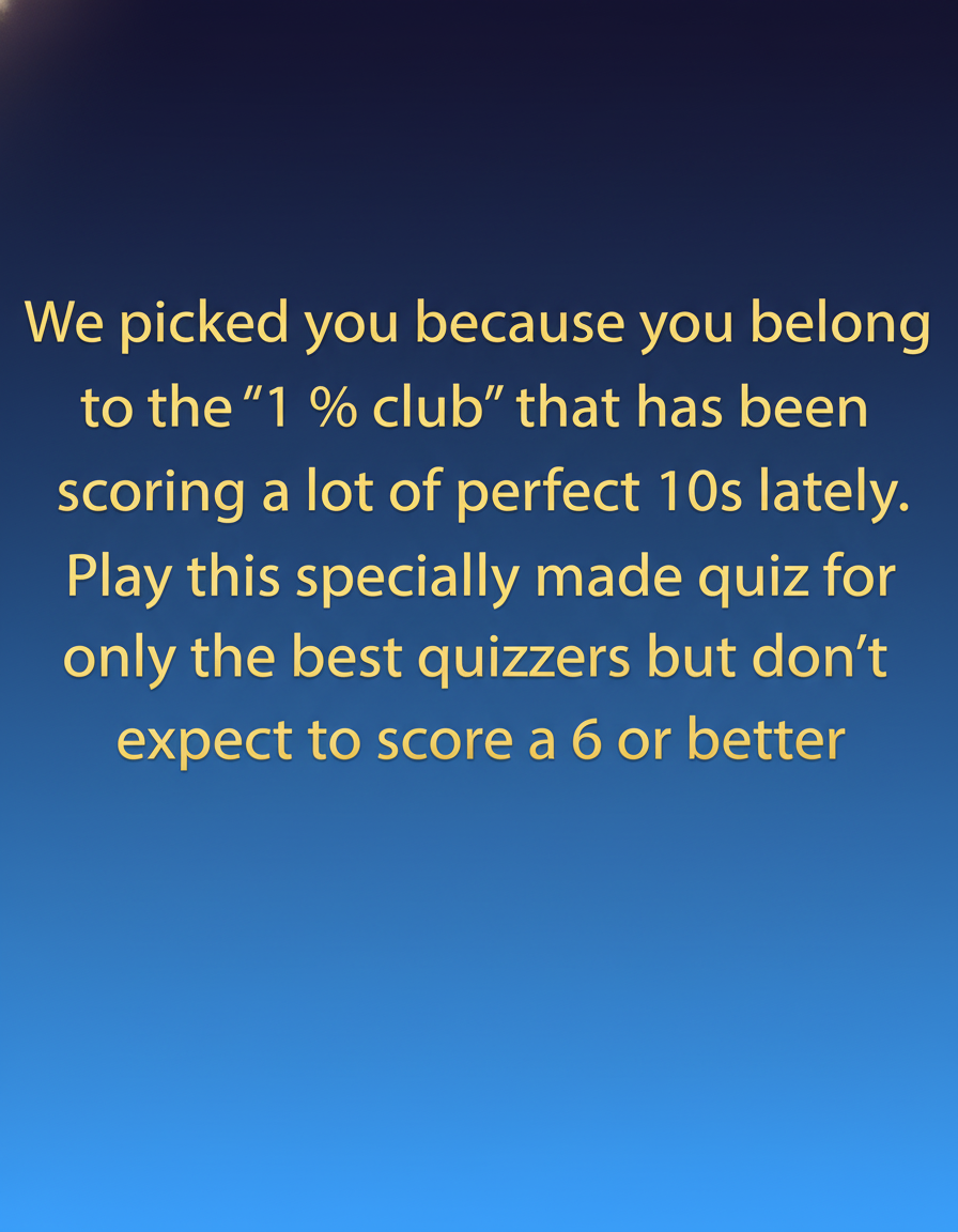 1% Club Trivia Quiz