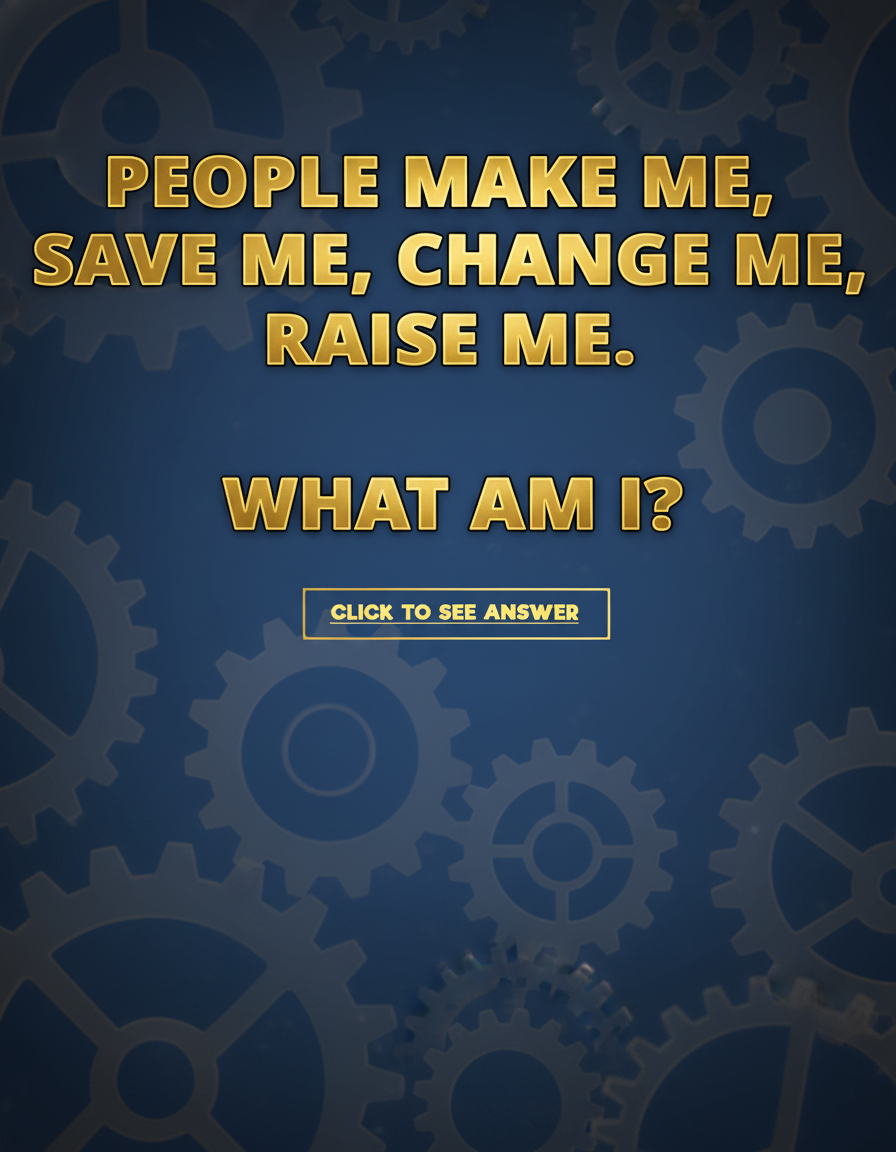 Try to solve this riddle before playing our quiz.