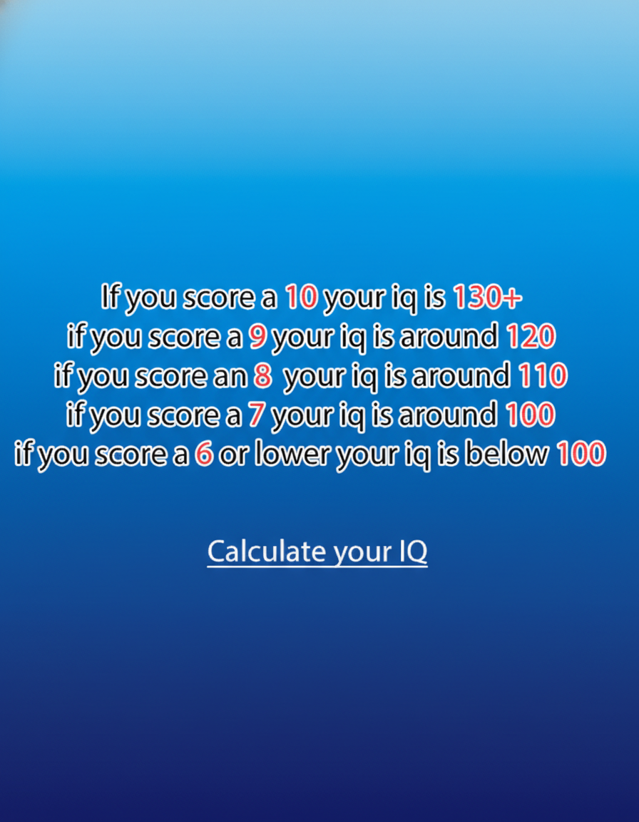 Is your IQ 130 or higher?