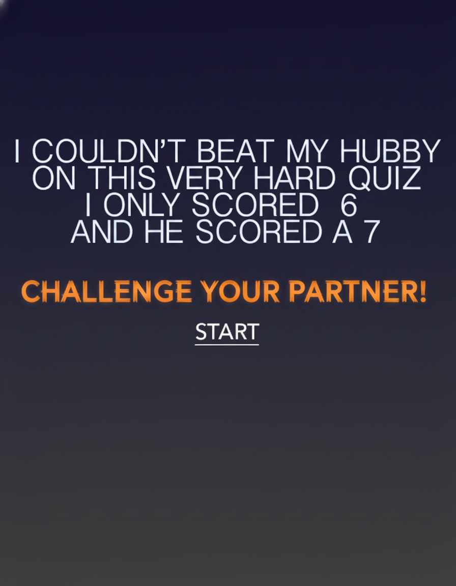 Challenge your partner!