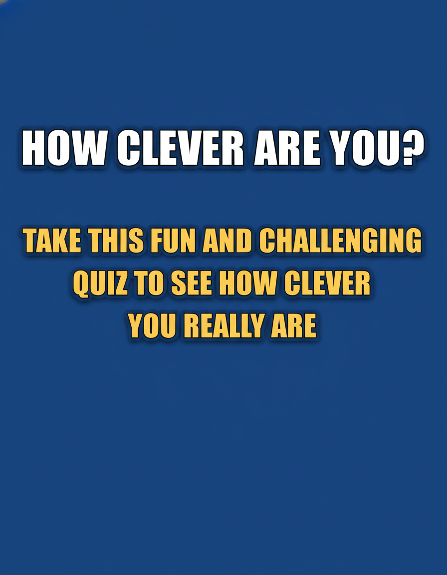 Challenging Knowledge Quiz
