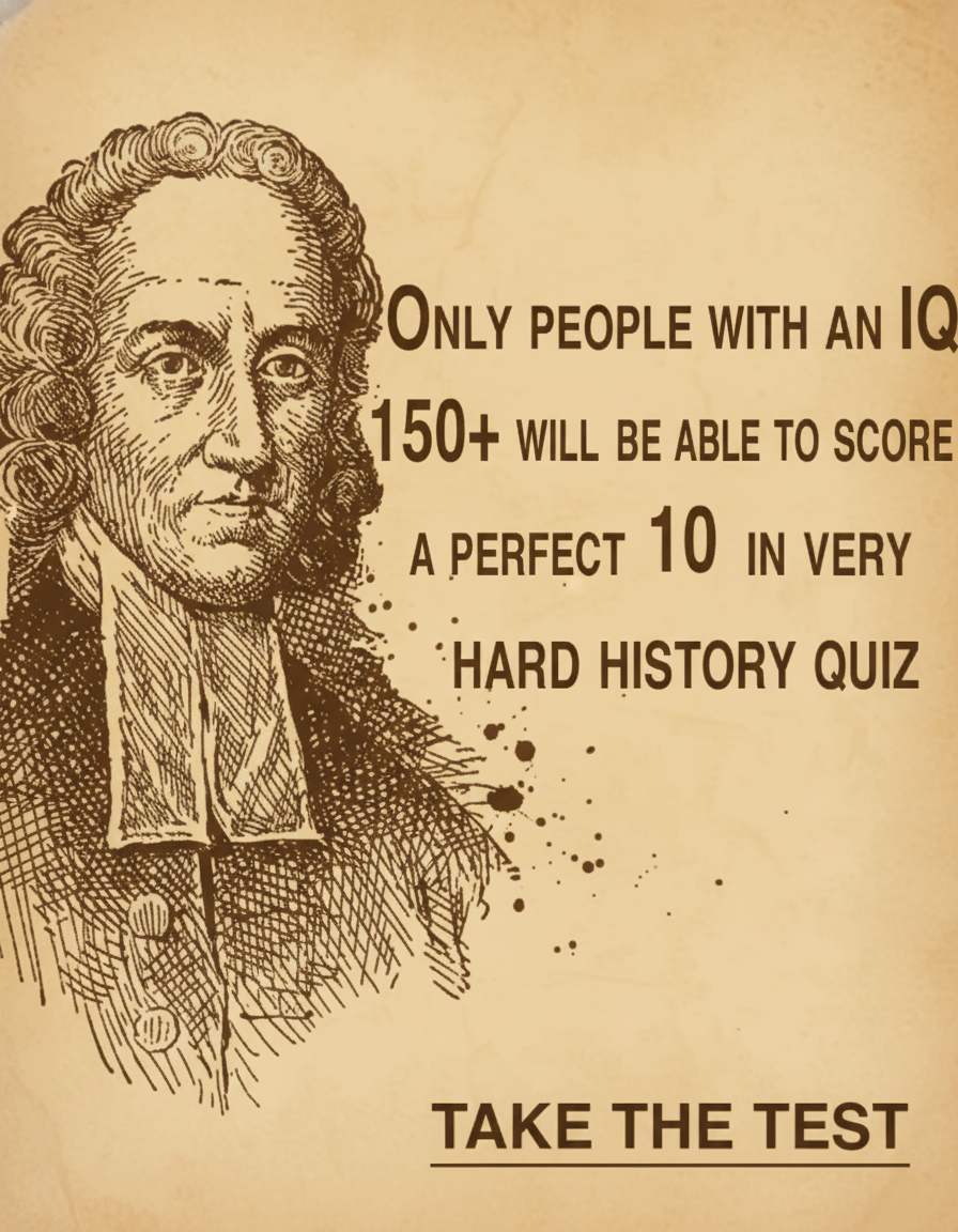 Hard History Quiz