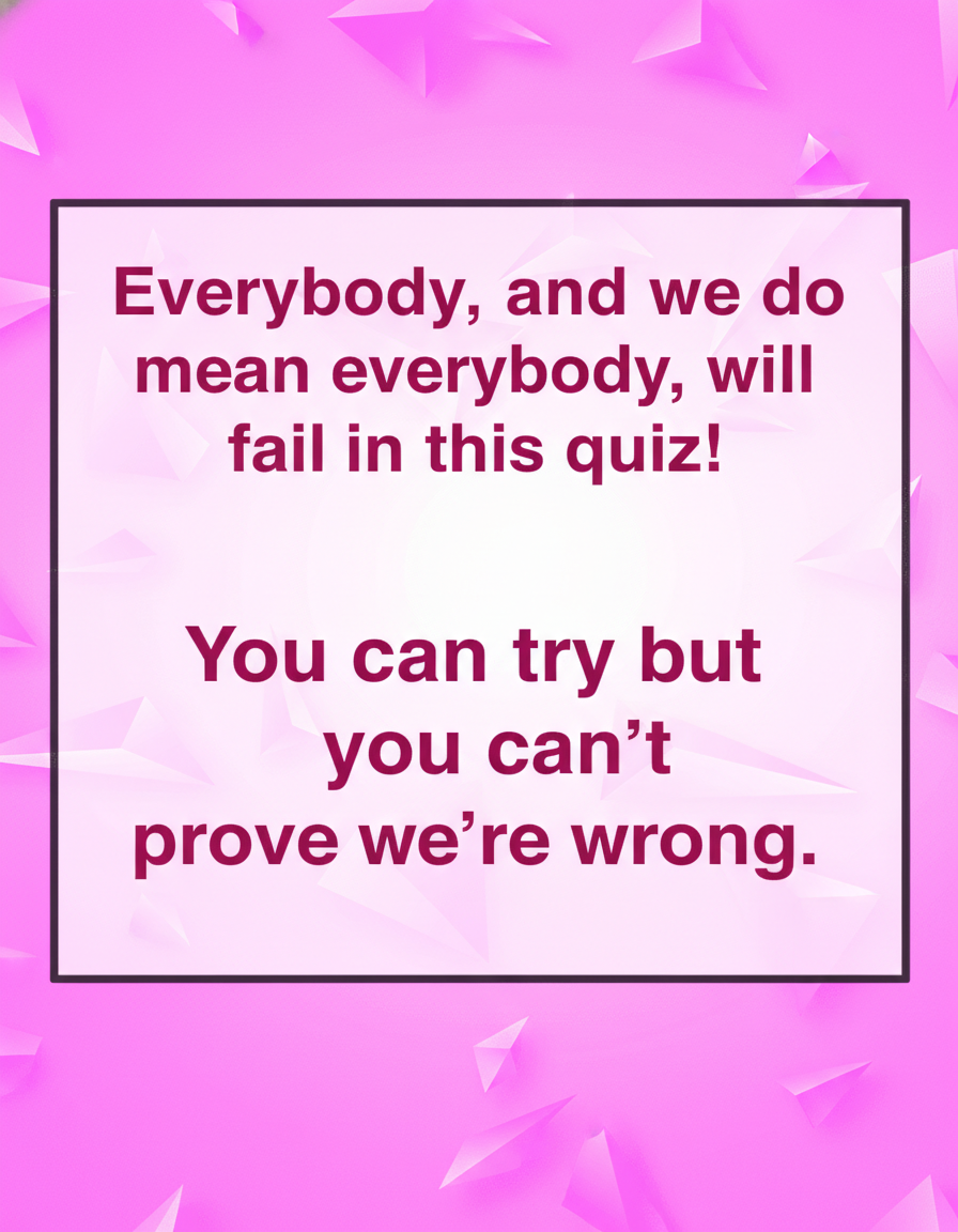 Unbeatable Knowledge Quiz
