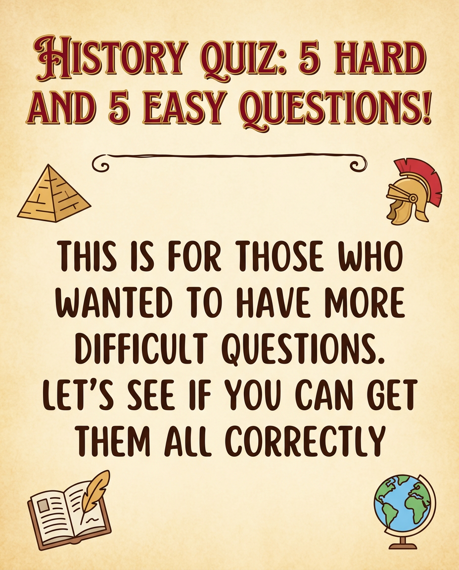 HARD History Quiz
