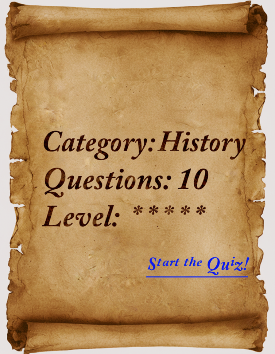 History - Hard level.