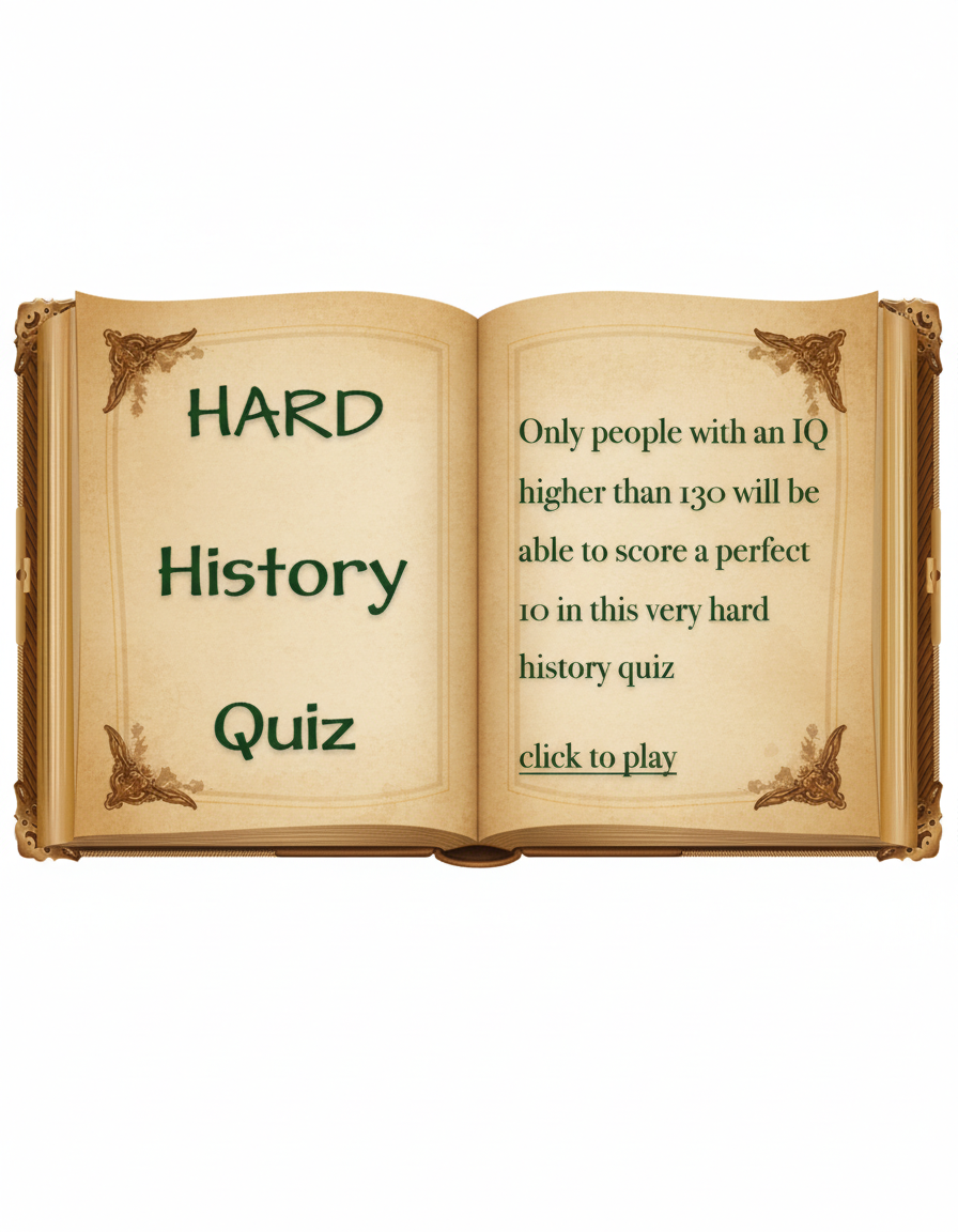 HARD History Quiz