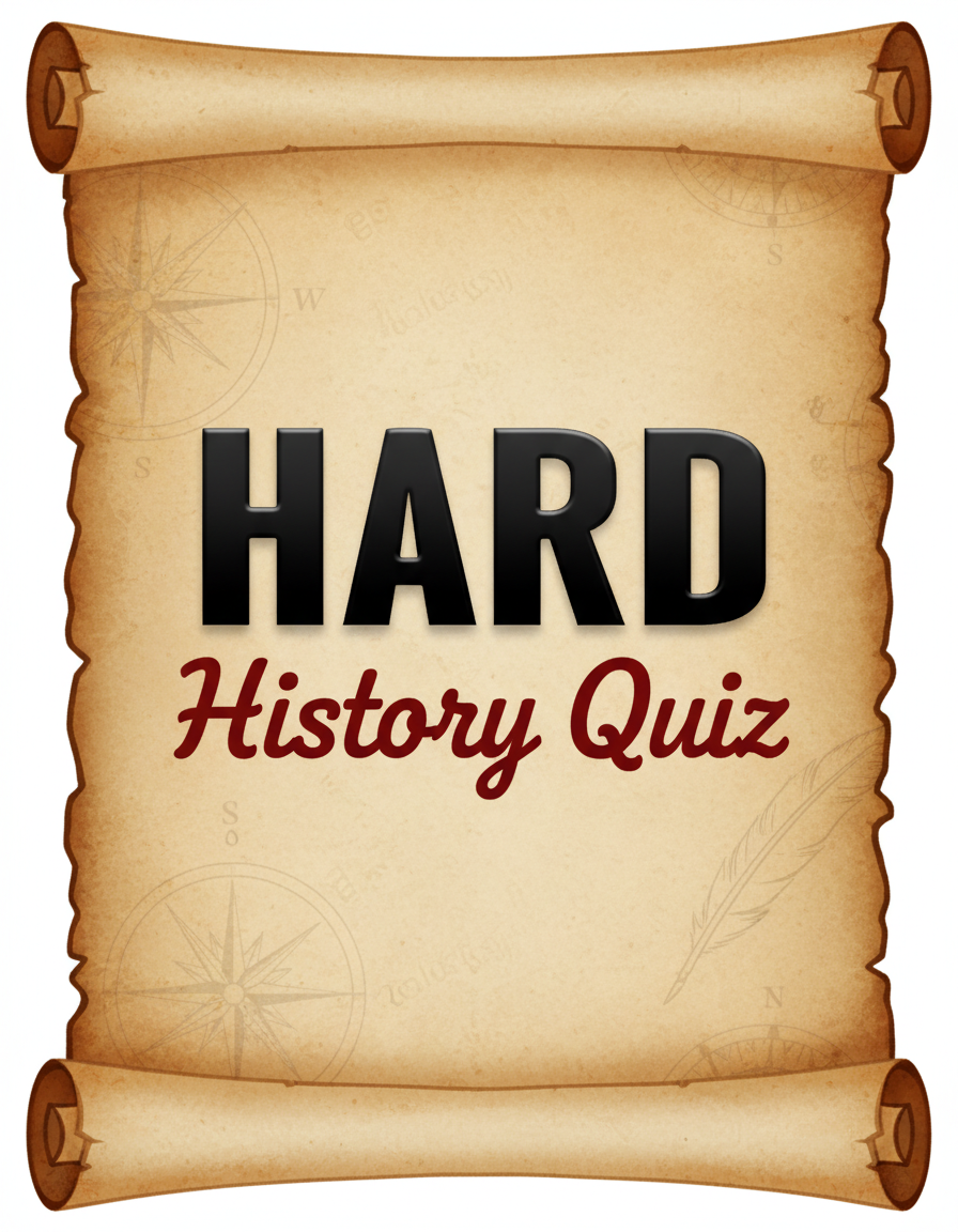 Difficult History Quiz.