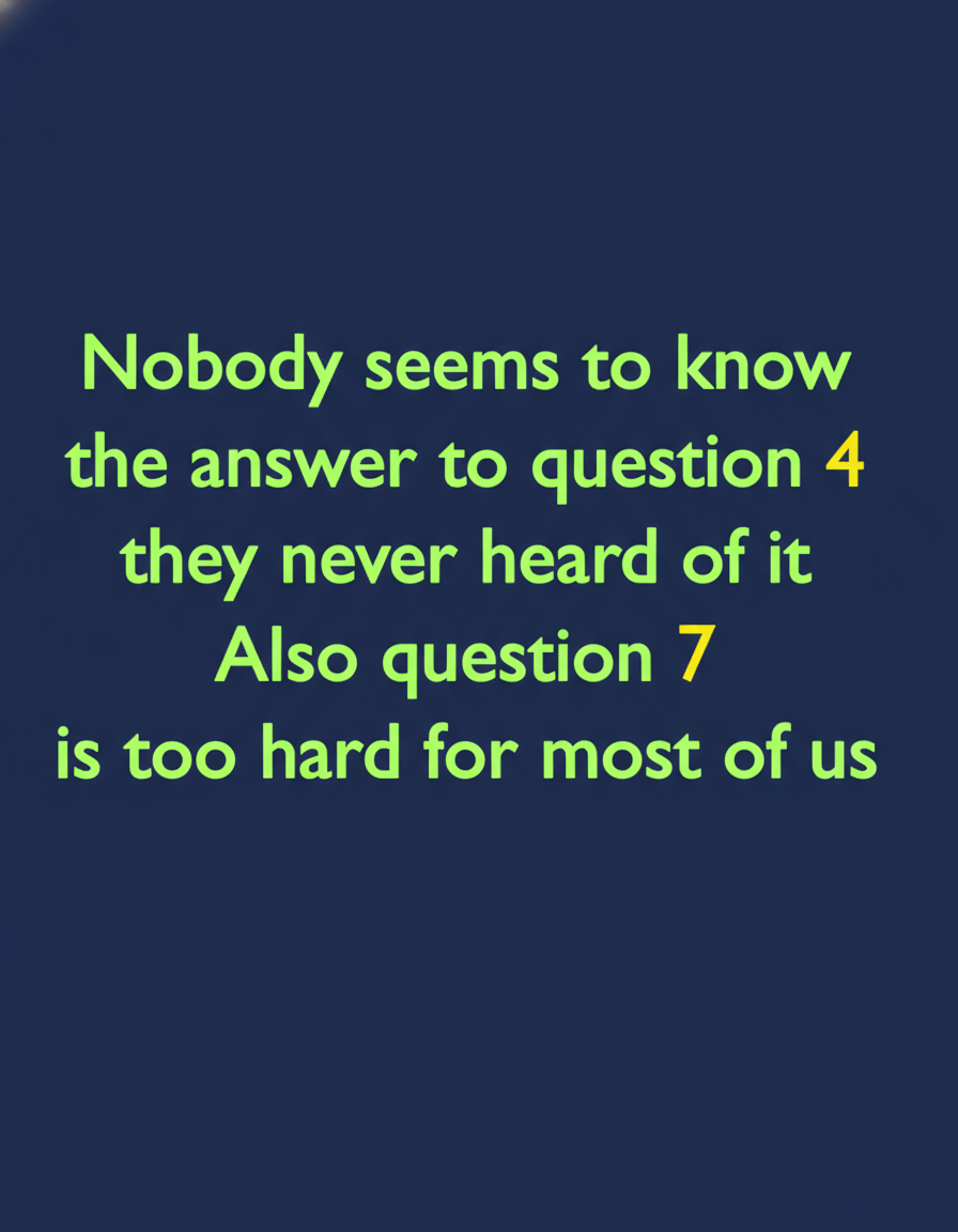 Mixed Trivia Quiz