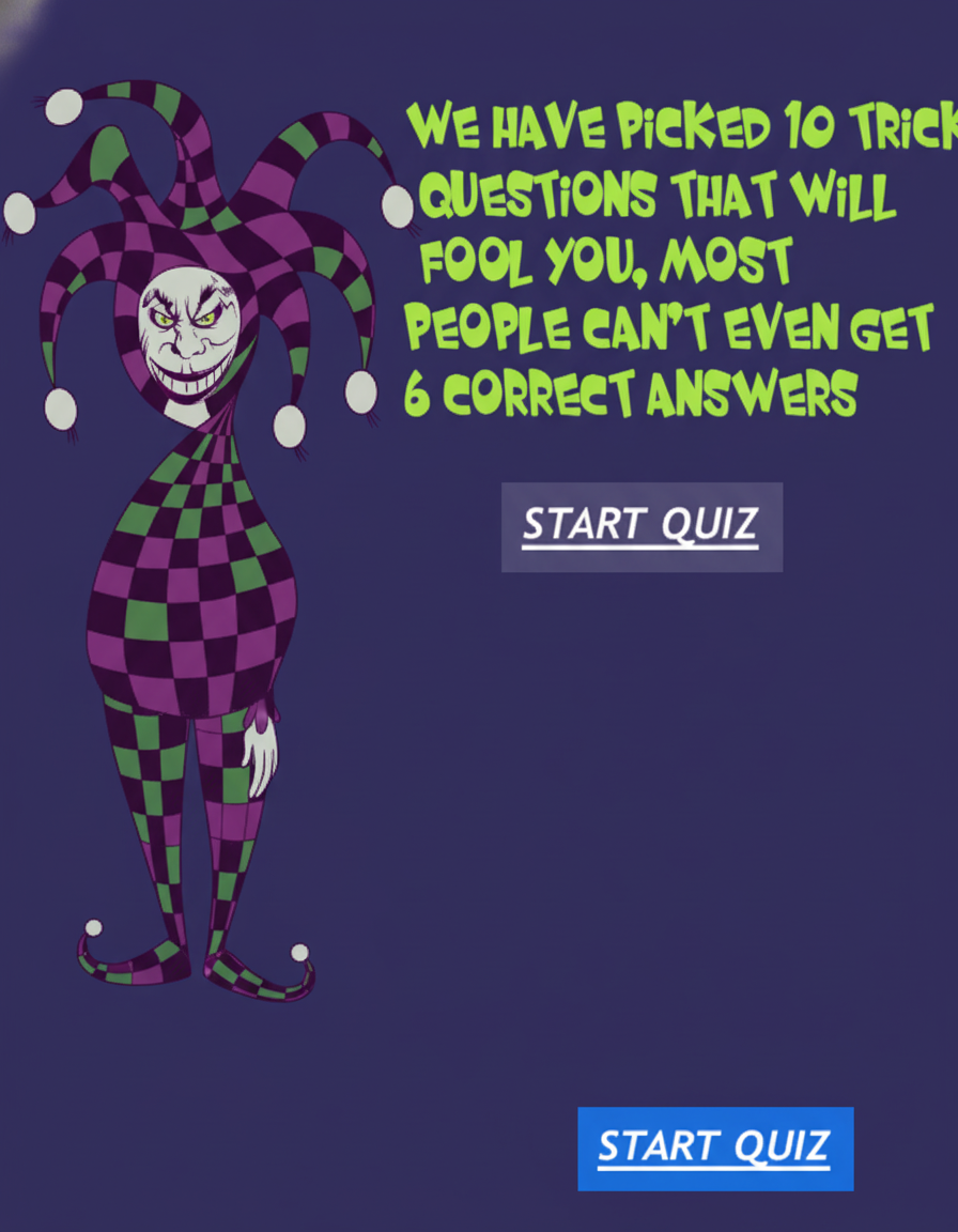 Only a real Trivia genius will get 6+ right