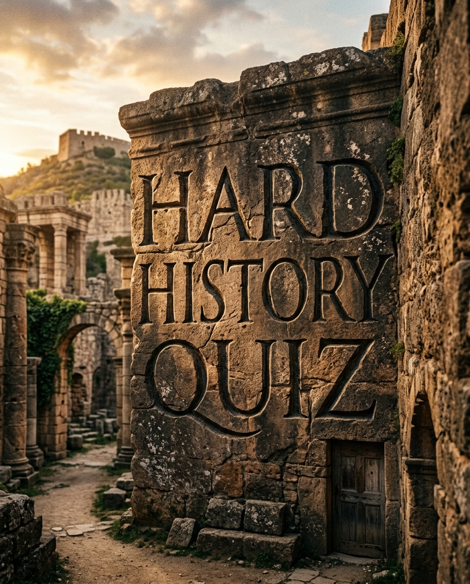 Hard History Quiz