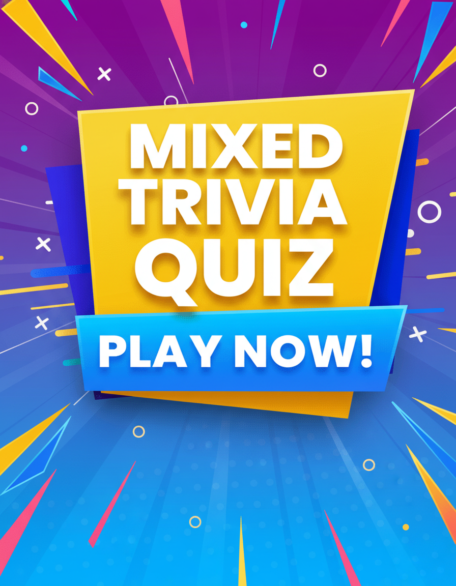 Trivia Quiz with a Mix of Questions
