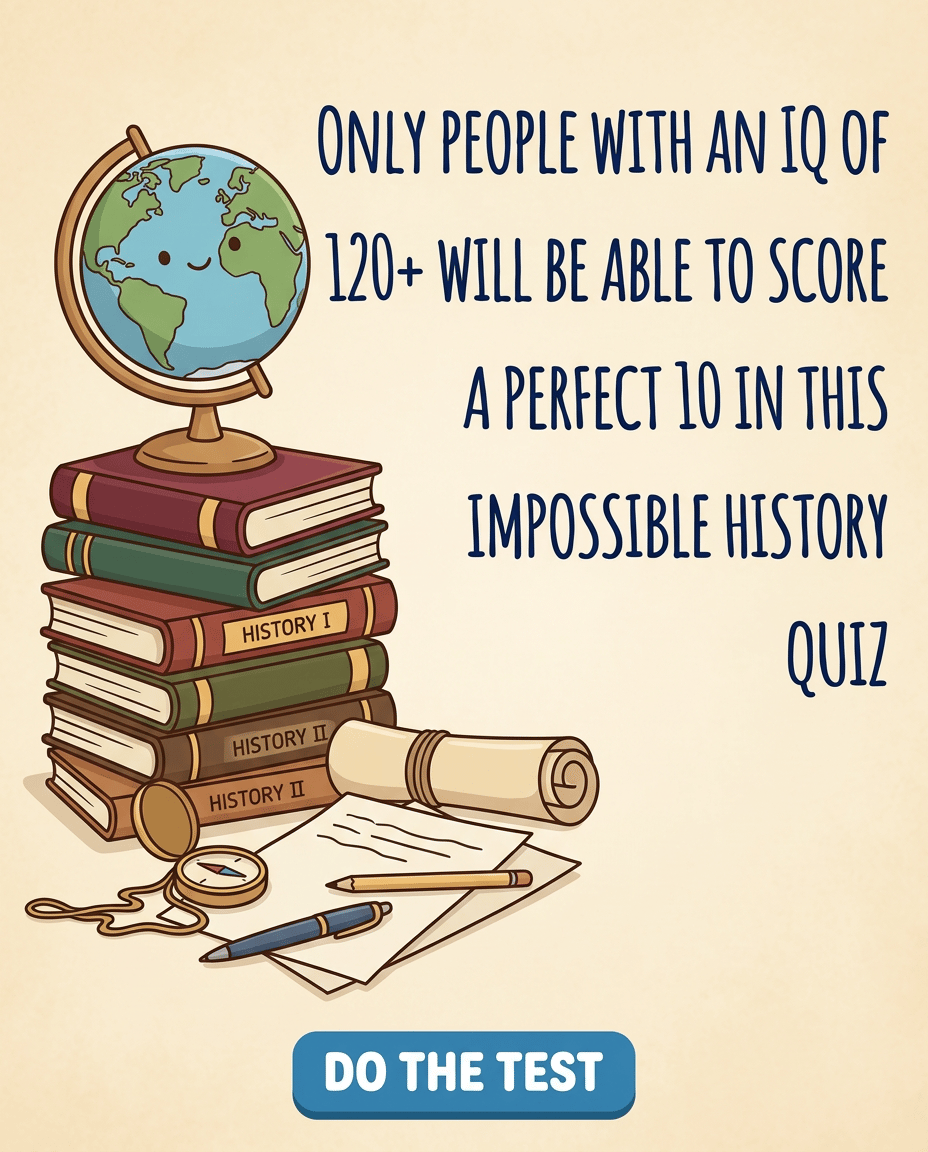Test your intelligence with this history quiz