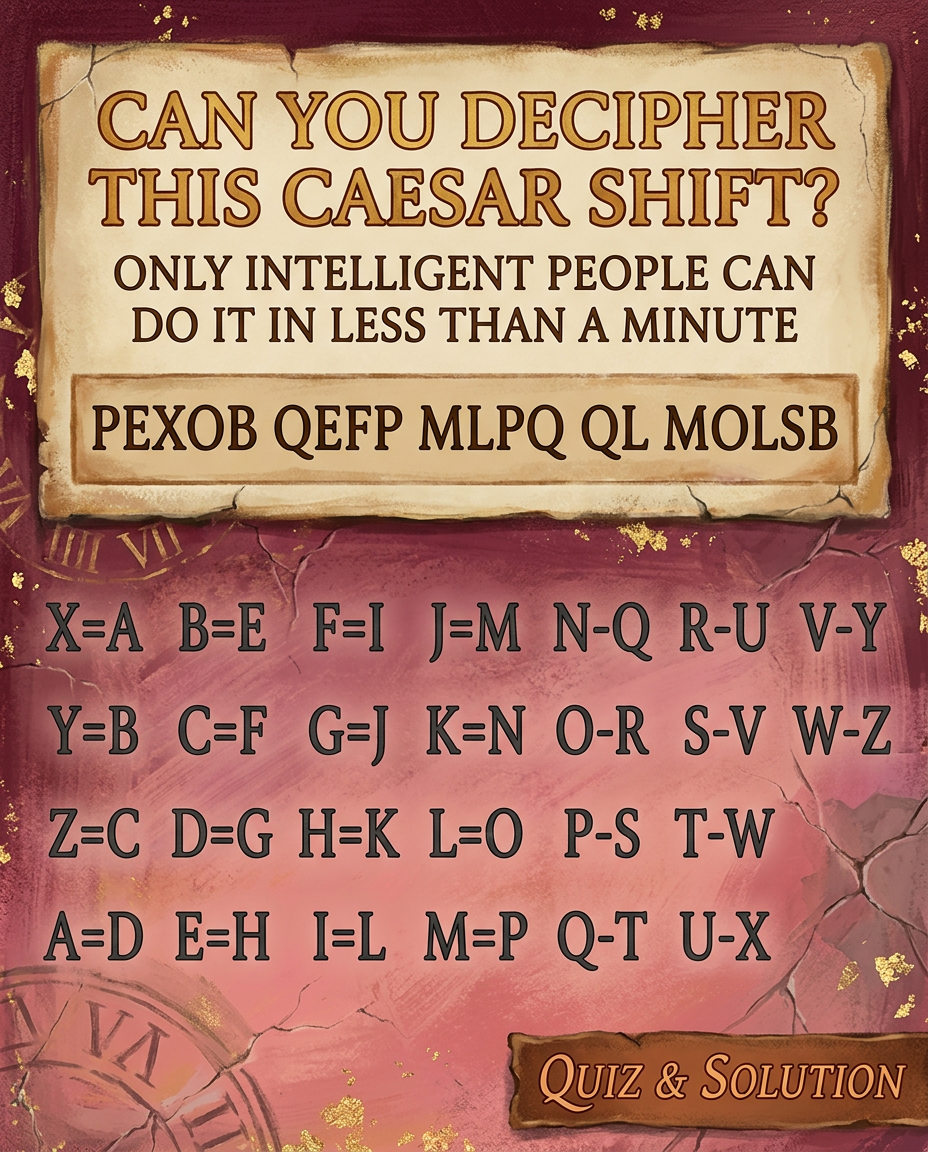Can you decipher it?