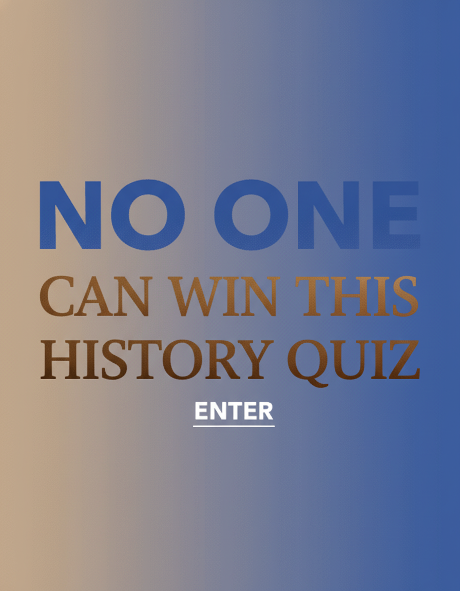 No one can win this quiz