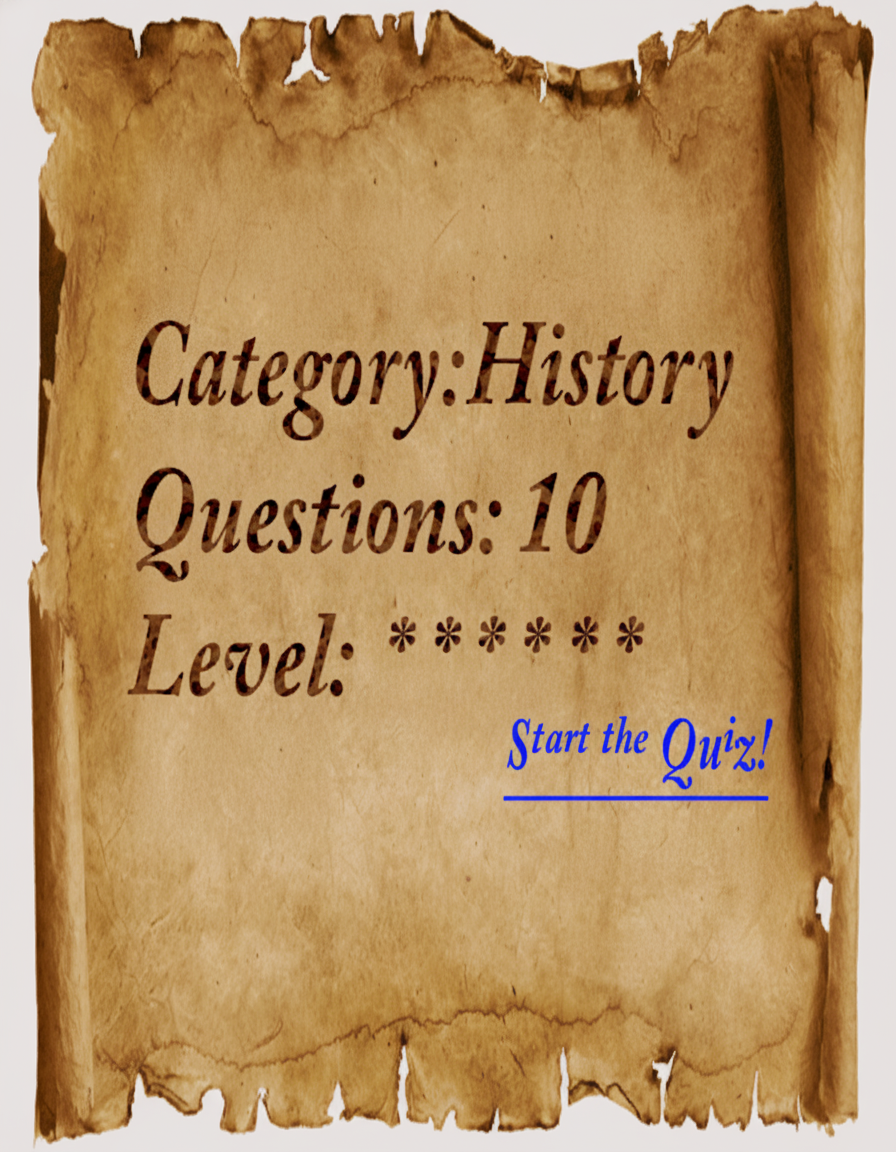 History - Hard level.