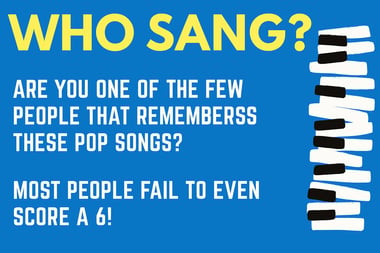 Who sang these songs