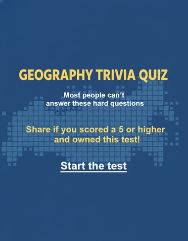 Geography Trivia Quiz